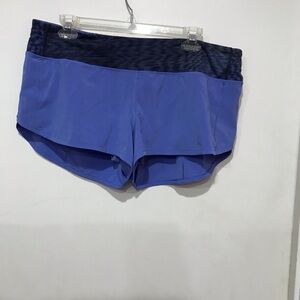 lululemon athletica Two-Tone Purple Athletic Speed Shorts 2.5” inseam